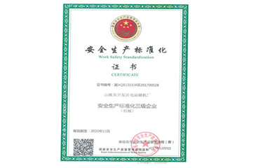 安全生產(chǎn)標(biāo)準(zhǔn)化